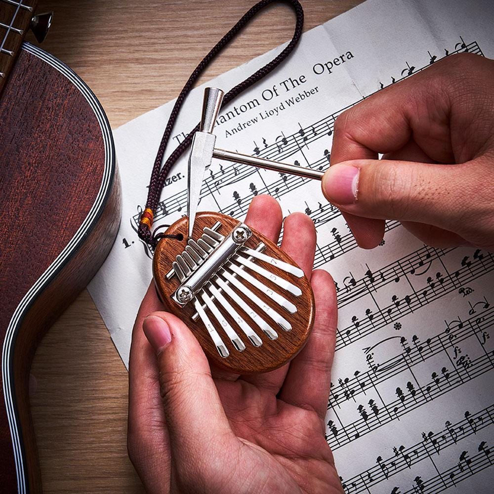 Custom Spotify Code Finger Thumb Piano Mini Kalimba 8 Keys