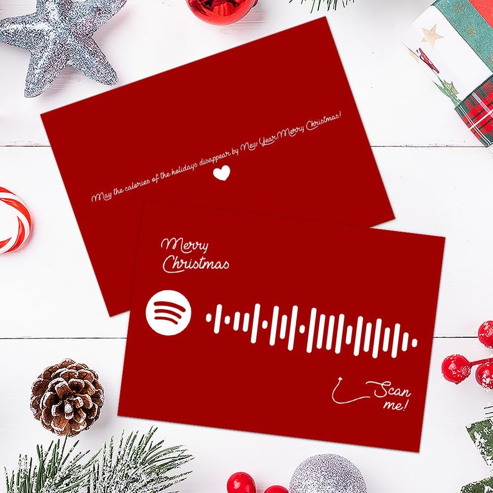 Happy Xmas (War Is Over) - Remastered 2010 Spotify Code Music Greeting Card