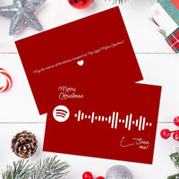 Silent Night Spotify Code Music Greeting Card