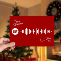 The Christmas Song (Shawn Mendes & Camila Cabello) Spotify Code Music Greeting Card