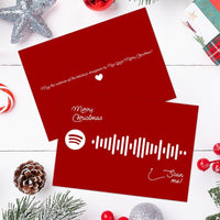 Let It Snow (with Babyface) Spotify Code Music Greeting Card