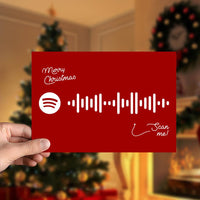 Oh Holy Night - Recorded at Metropolis Studios, London Spotify Code Music Greeting Card