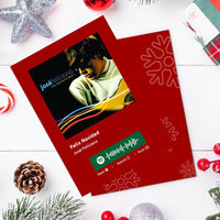 Feliz Navidad Spotify Code Music Greeting Card