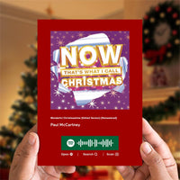 Wonderful Christmastime (Edited Version) Remastered Spotify Code Music Greeting Card