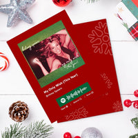 My Only Wish (This Year) Spotify Code Music Greeting Card