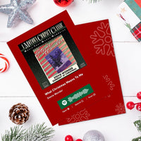 What Christmas Means To Me Spotify Code Music Greeting Card