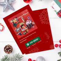 Here Comes Santa Claus (Right Down Santa Claus Lane) Spotify Code Music Greeting Card