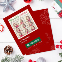 One More Sleep Spotify Code Music Greeting Card