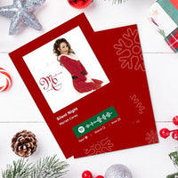 Silent Night Spotify Code Music Greeting Card