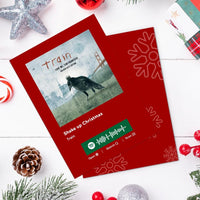 Shake up Christmas Spotify Code Music Greeting Card